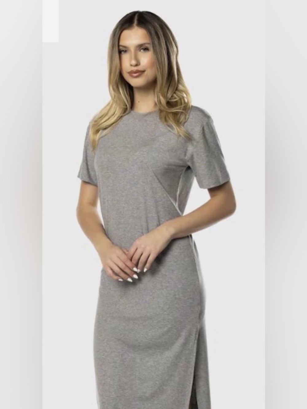 TEAMLTD | Long Tee Dress **in black**